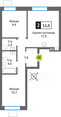 квартира городской округ Красногорск д Аристово ул Центральная 6 фото 1