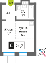 квартира городской округ Красногорск д Аристово ул Центральная 6 фото 1