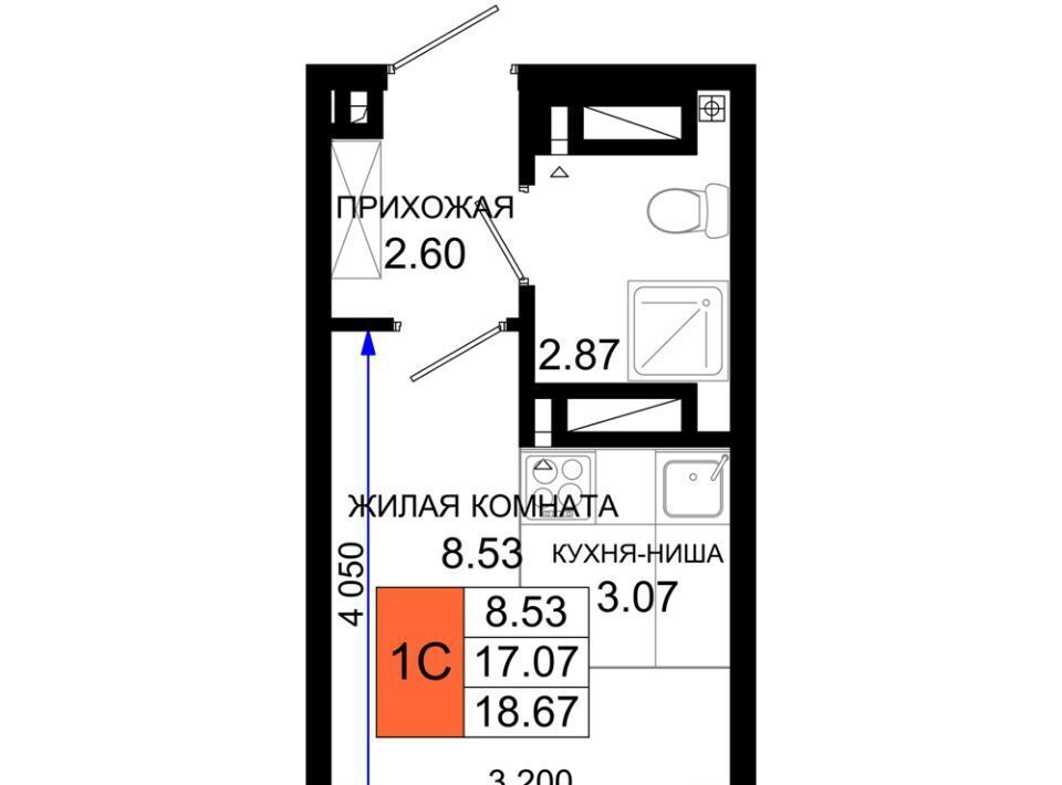 квартира г Ростов-на-Дону р-н Октябрьский пер Элеваторный 6/3 фото 1