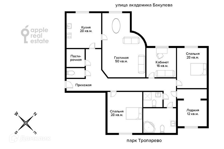 квартира г Москва ул Островитянова ул Академика Бакулева 1/10 Юго-Западный административный округ фото 1