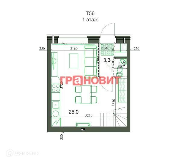 дом р-н Новосибирский п Элитный Берёзки микрорайон, 155 фото 5