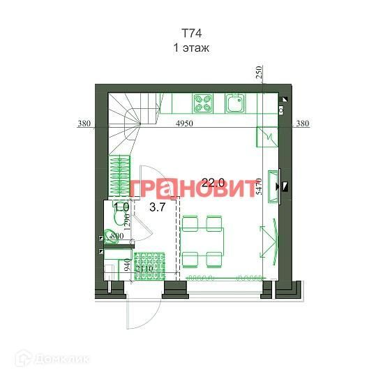 дом р-н Новосибирский п Элитный Берёзки микрорайон, 183 фото 6