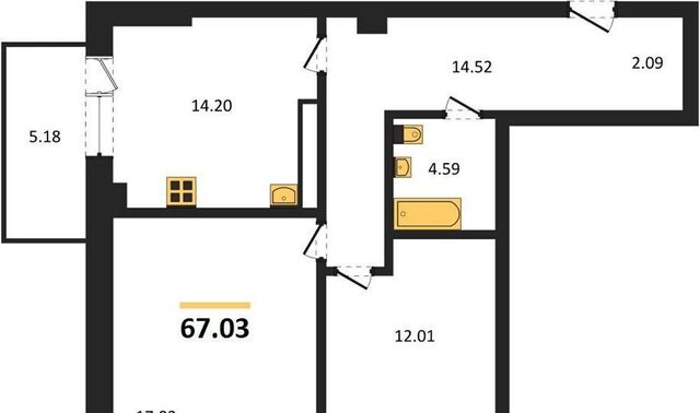 квартира г Ростов-на-Дону р-н Советский ул Еременко 4/10 мкр. 4 фото