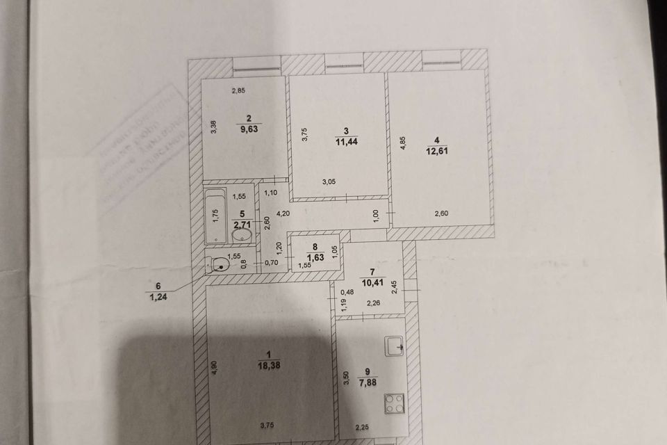 комната г Новоульяновск ул Заводская 9 Новоульяновск городской округ фото 3