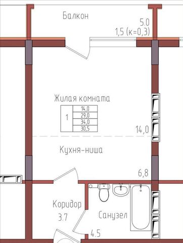 р-н Центральный ул Дубовая аллея 2 корп. 1, д. 3А фото