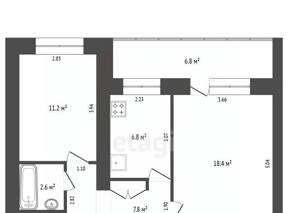 квартира г Самара Безымянка ул Ставропольская 200 фото 2