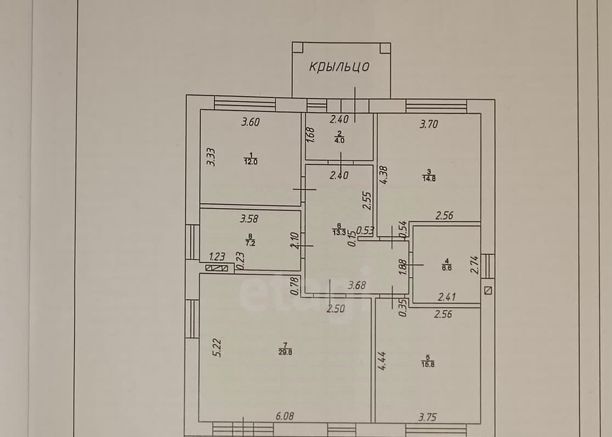 дом р-н Лаишевский д Кзыл-Иль ул Габдуллы Тукая 43 Егорьевское с/пос, Красная поляна кп фото 2