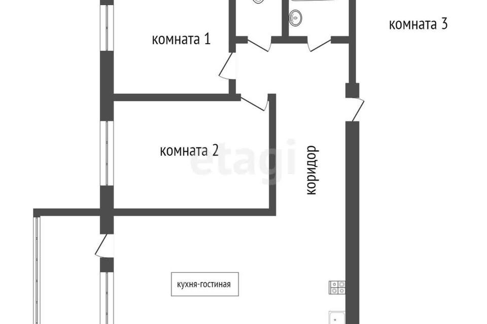 квартира г Улан-Удэ р-н Советский ул Смолина 67/2 Советский район фото 9