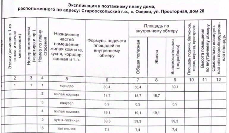 дом р-н Старооскольский с Озерки ул Просторная Старооскольский городской округ фото 2