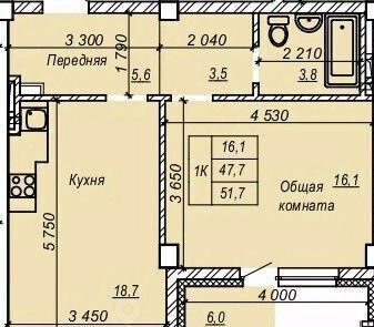 квартира г Новосибирск р-н Кировский Затулинский ул Зорге 277 жилмассив фото 1