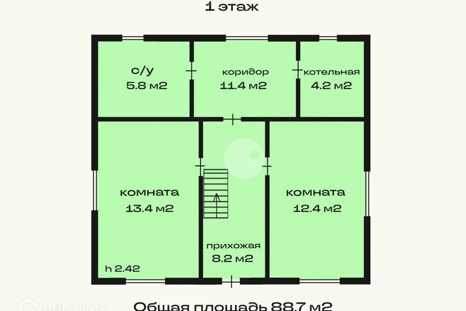 дом р-н Лужский п Торковичи ул Гражданская 1-я 5а Торковичское сельское поселение фото 7