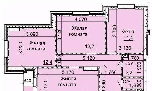 квартира г Новосибирск Заельцовская Юбилейный ул Столетова 9 фото 1