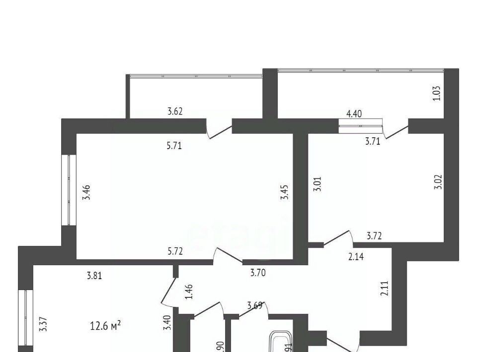 квартира г Саранск р-н Октябрьский ул Севастопольская 19 фото 1