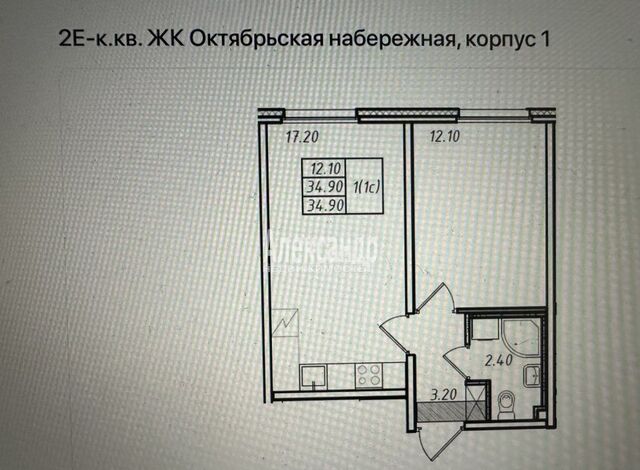 пр-кт Большевиков 1 ЖК «Октябрьская набережная» корп. 1, д. 68 фото