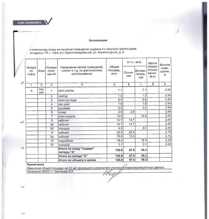 свободного назначения г Уфа р-н Орджоникидзевский ул Архитектурная 3 фото 1