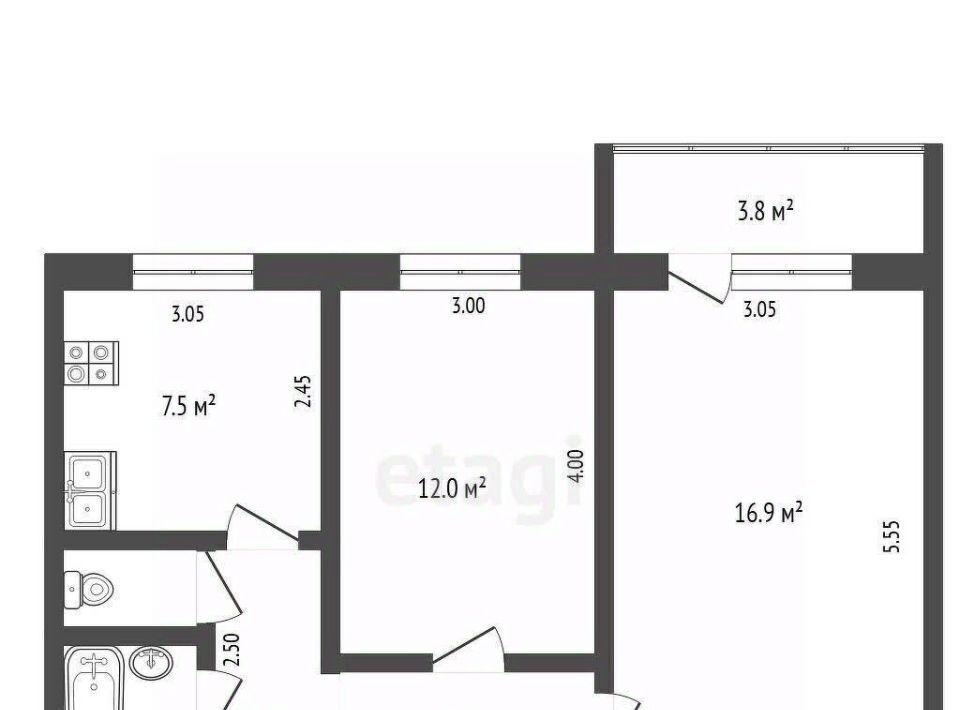 квартира г Выкса мкр Центральный 11 фото 14