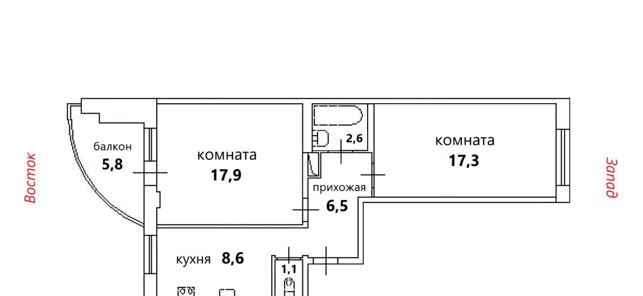 квартира г Санкт-Петербург метро Электросила ул Варшавская 19к/5 фото 2