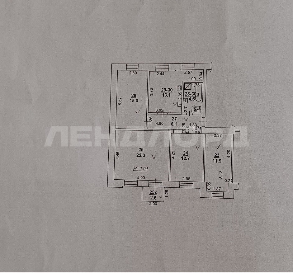 квартира г Ростов-на-Дону р-н Пролетарский Нахичевань ул Каяни 2 фото 22