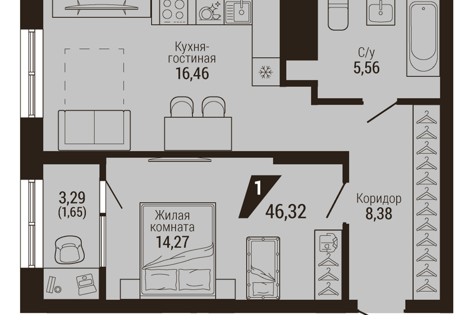 квартира г Екатеринбург р-н Верх-Исетский Екатеринбург городской округ, ВИЗ м-н фото 1