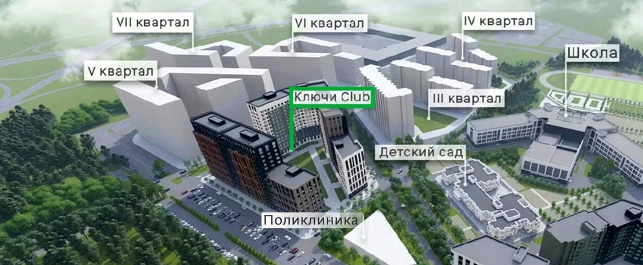 квартира г Воронеж р-н Железнодорожный ул Остужева 52/5 ЖК «Ключи CLUB» фото 6