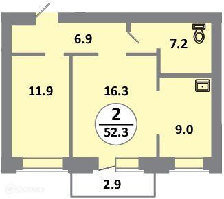 квартира р-н Советский дом 48 городской округ Красноярск фото