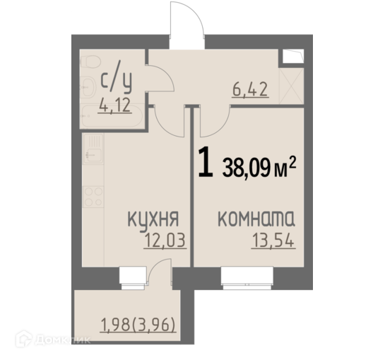 квартира г Муром Муром городской округ, Вербовский м-н фото 1