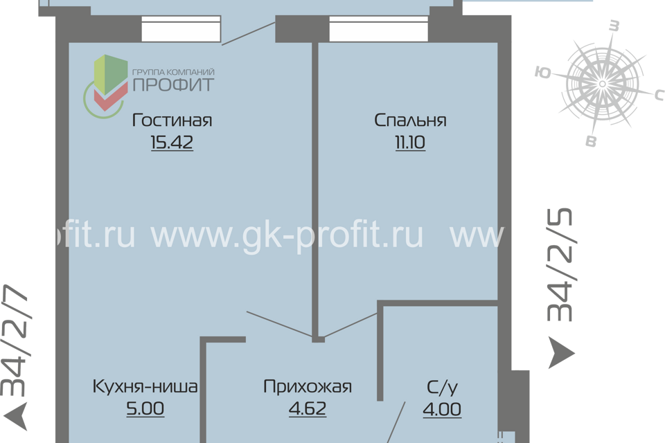 квартира г Набережные Челны р-н Центральный городской округ Набережные Челны, Центральный фото 1