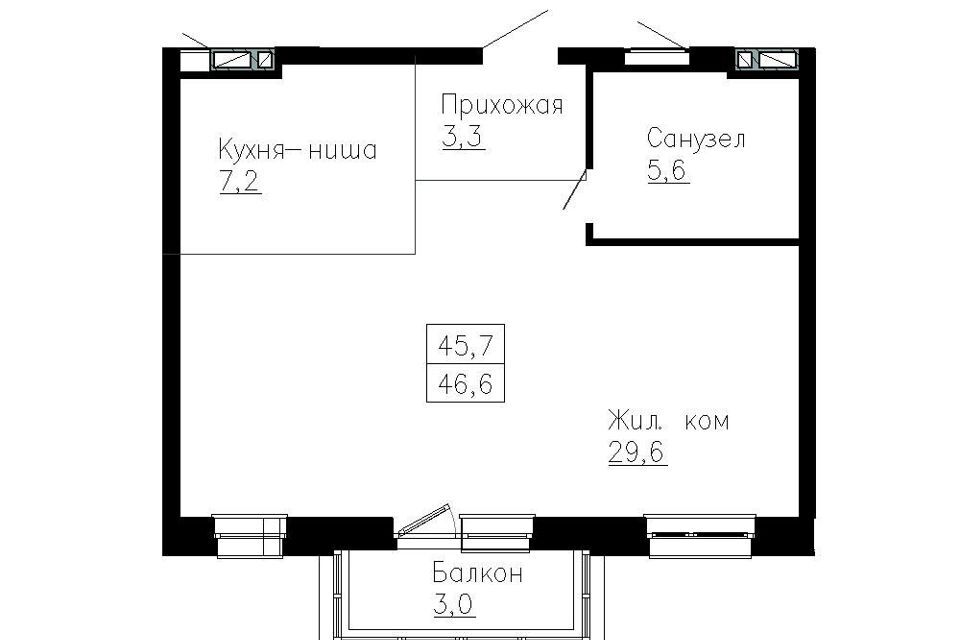 квартира г Владивосток р-н Ленинский ул Нейбута 135 Владивостокский городской округ, к 1 стр фото 1