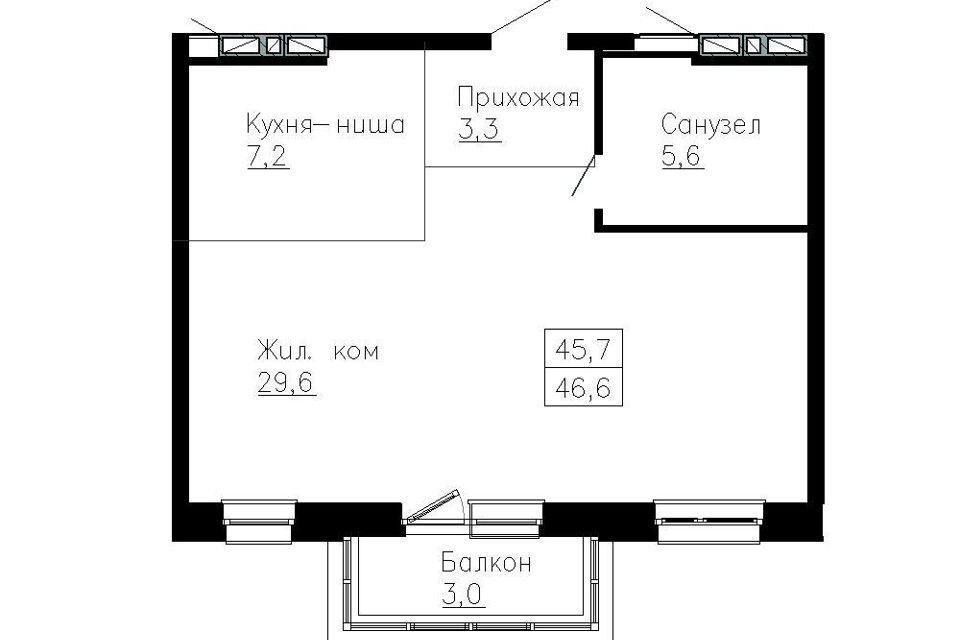 квартира г Владивосток р-н Ленинский ул Нейбута 135 Владивостокский городской округ, к 1 стр фото 1