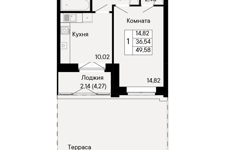 квартира г Ростов-на-Дону р-н Октябрьский пер Бориславский 47 Ростов-на-Дону городской округ фото 1