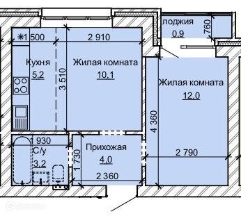 квартира г Барнаул р-н Центральный Барнаул городской округ, Сооружение фото 1