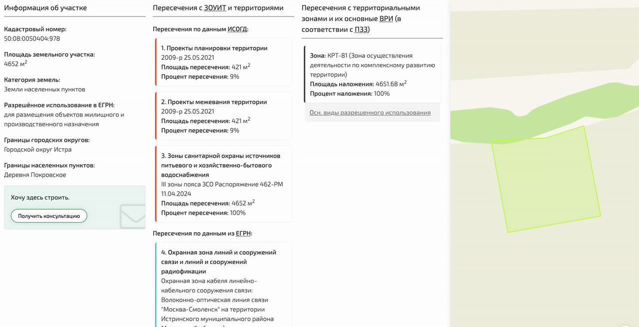 земля городской округ Истра д Падиково тер квартала 0050316 Павловская Слобода, 24 км, 468, Волоколамское шоссе фото 38