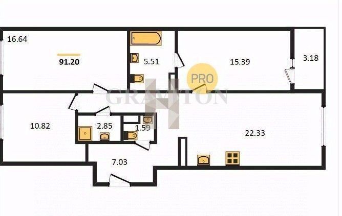 квартира г Санкт-Петербург метро Лесная ул Белоостровская 10к/2 фото 2