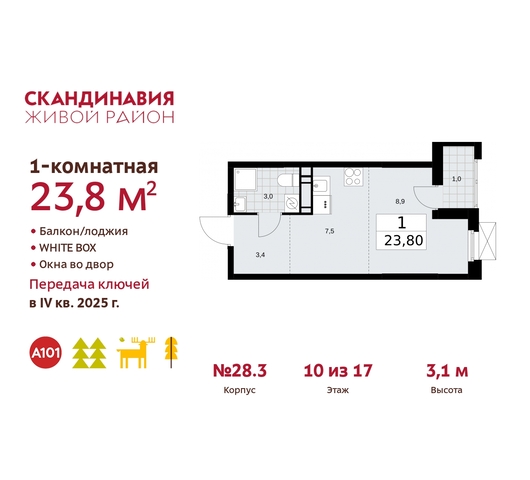 жилой район «Скандинавия» Сосенское, жилой комплекс Скандинавия, 28. 3, Бутово фото