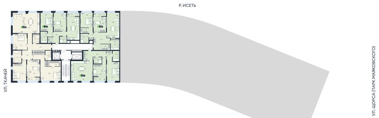 квартира г Екатеринбург Чкаловская ул Машинная 1в/3 фото 2