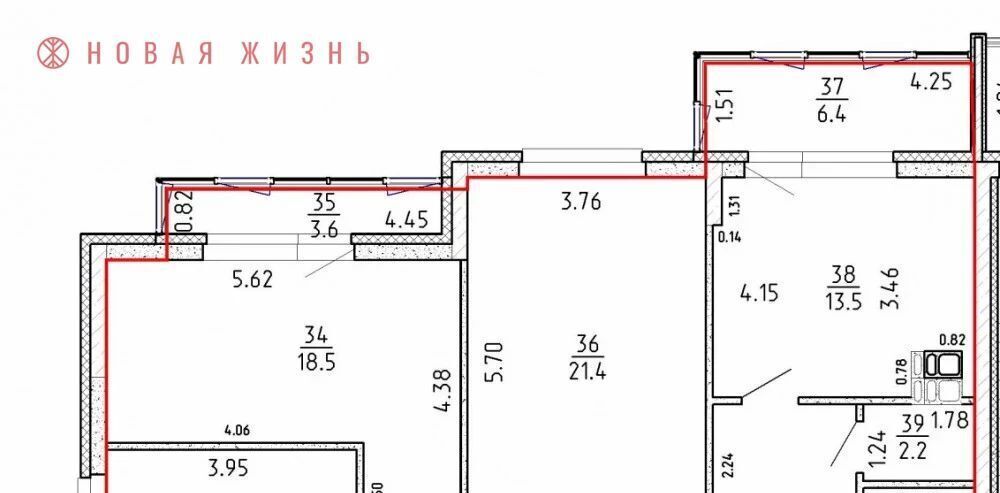 квартира г Самара р-н Железнодорожный проезд 4-й 8а фото 1