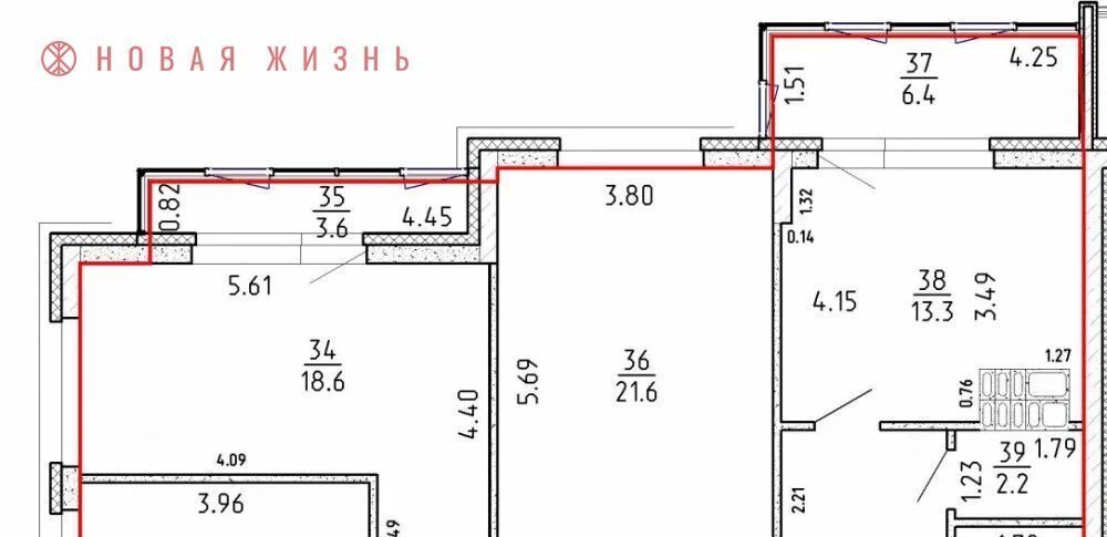 квартира г Самара р-н Железнодорожный проезд 4-й 8а фото 1