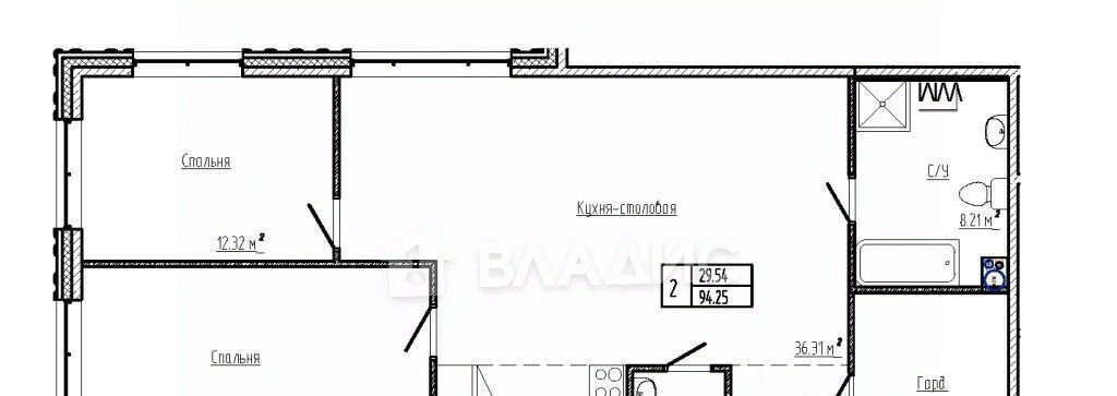 квартира г Санкт-Петербург метро Василеостровская ул 12-я линия 41к/2 округ Васильевский фото 2