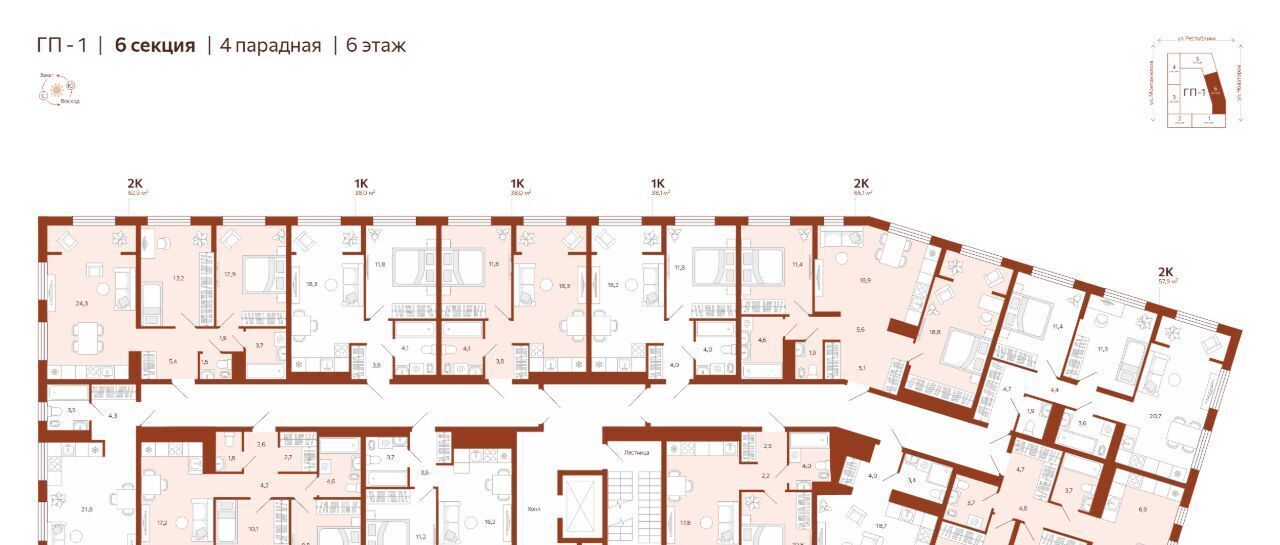 квартира г Тюмень р-н Ленинский Ленинский административный округ фото 3