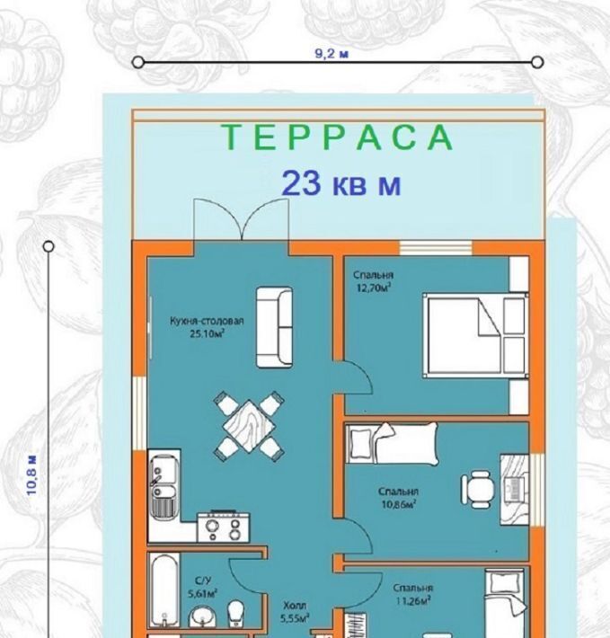 дом р-н Белоярский д Поварня ул Октябрьская 35 Южный управленческий округ, Бобровский фото 11