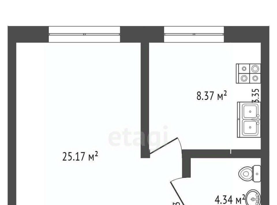 квартира г Кострома ул 8 Марта 53 фото 2