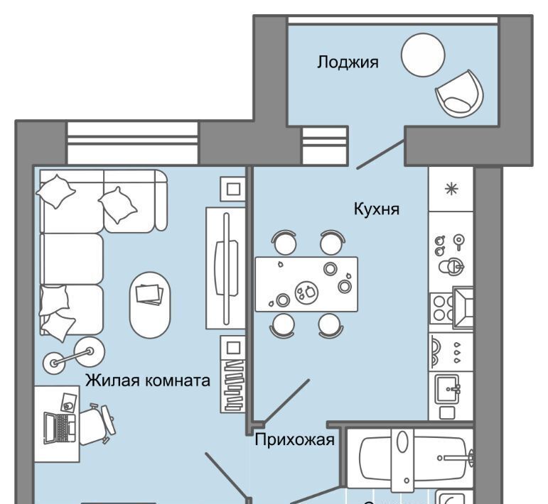 квартира ул. Архитектора Сергея Макарова, 6/2, Завьяловский район, с. Первомайский фото 1