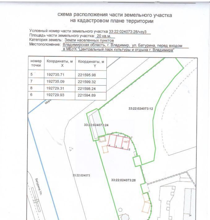 офис г Владимир р-н Октябрьский ул Батурина фото 1