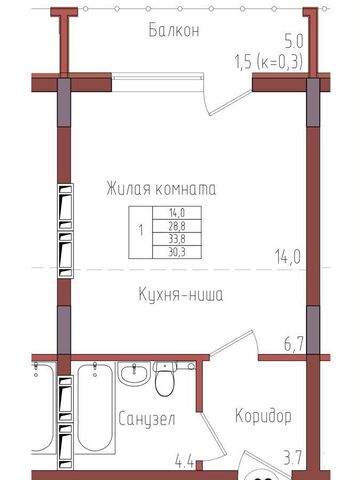 р-н Центральный ул Дубовая аллея 2 ЖК «Теодор Кроне» корп. 1, д. 3А фото