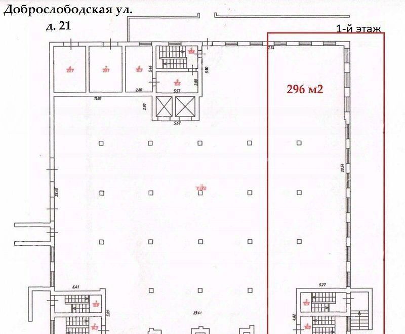 свободного назначения г Москва метро Бауманская Бауманка ул Доброслободская 21 фото 8