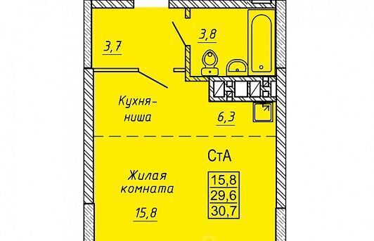 квартира г Новосибирск Студенческая ул Петухова 162 фото 1