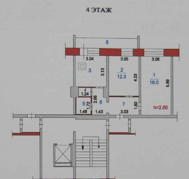 квартира г Пенза Пенза-4 ул Ладожская 156 р-н Октябрьский фото 11