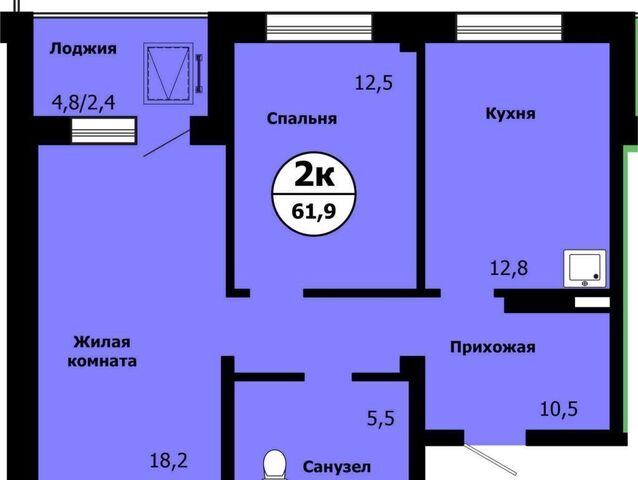 квартира р-н Свердловский ул Лесников 2 фото