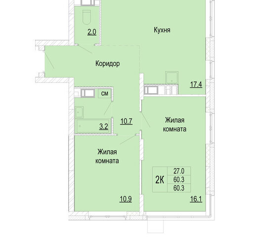 квартира д Кузнечиха Пролетарская ЖК «Новая Кузнечиха» Советский район фото