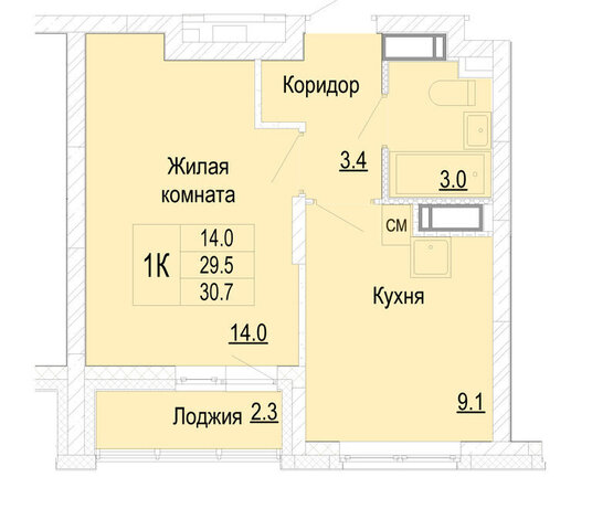 квартира д Кузнечиха Пролетарская ЖК «Новая Кузнечиха» Советский район фото